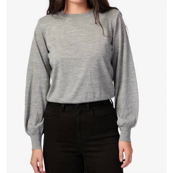 NEW CAMI NYC gama sweater in silver metallic - Picture 1 of 2